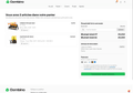 Interface utilisateur Ubikly — panier d'achat