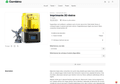 Interface utilisateur Ubikly — fiche machine