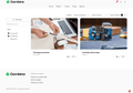Interface utilisateur Ubikly — liste des projets